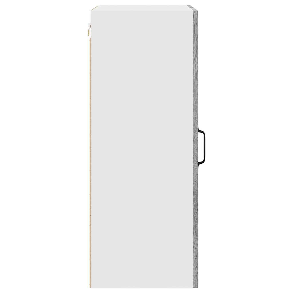 Kitchen Wall Cabinet with Shelf Grey Sonoma 50 x 31 x 80 cm